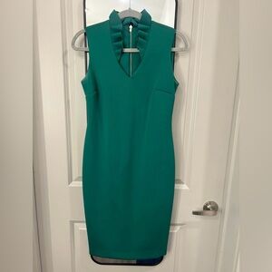 Calvin Klein Teal Sleeveless Midi Dress
